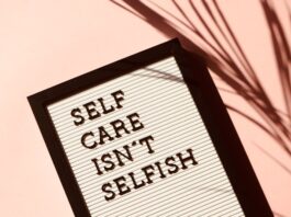 self care isn t selfish signage